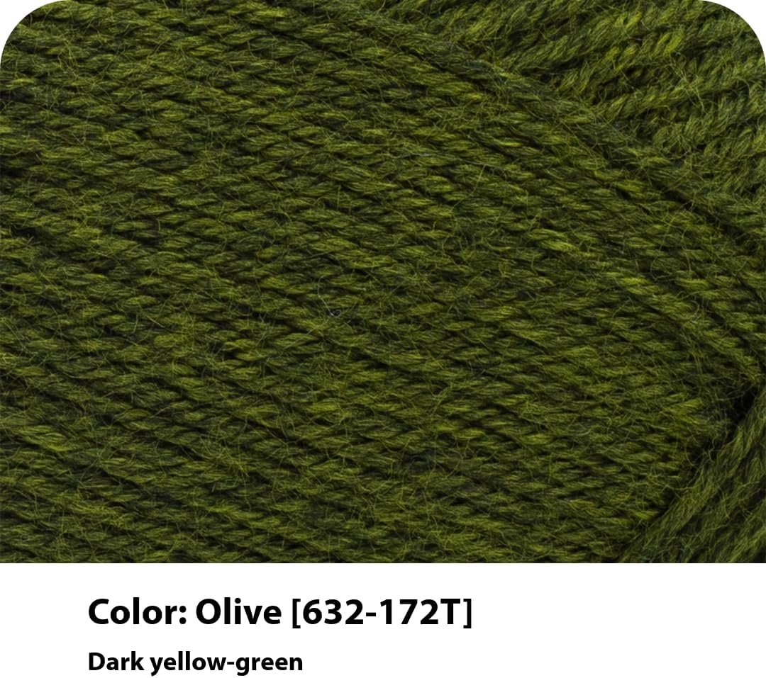 image:imageLion Brand Yarn WoolEase Recycled Light WorstedWeight Yarn for Knitting and Crochet Cream 3 Pack Wool and Acrylic Blend Fiber Perfect for Scarves Hats and Blankets 196 YardsOlive