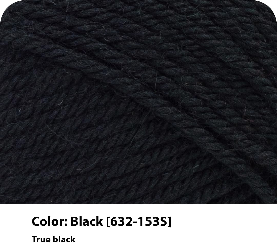image:imageLion Brand Yarn WoolEase Recycled Light WorstedWeight Yarn for Knitting and Crochet Cream 3 Pack Wool and Acrylic Blend Fiber Perfect for Scarves Hats and Blankets 196 YardsBlack