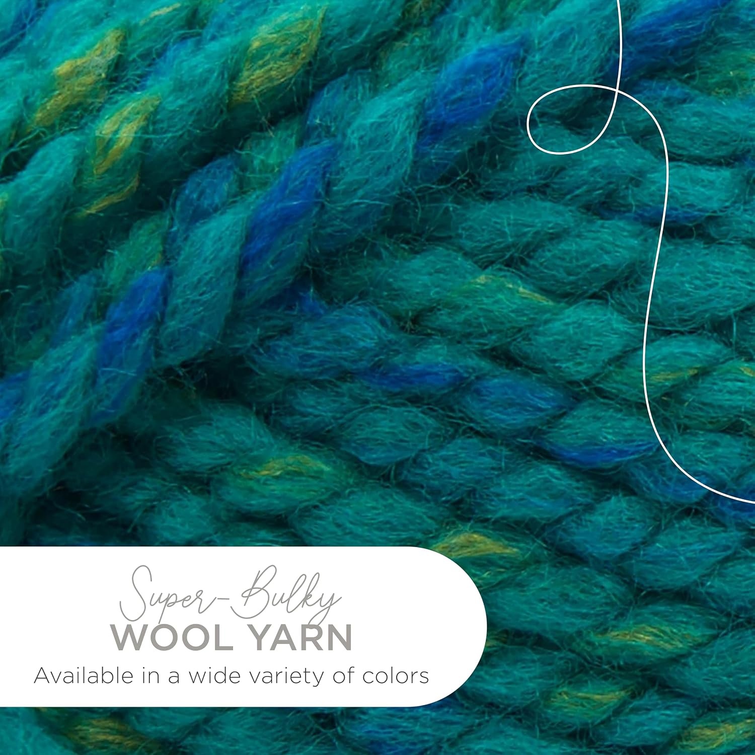 image:imageLion Brand Yarn WoolEase Thick amp Quick Yarn Celebration White 3 Pack Super Bulky Wool Acrylic Blend Fiber for Soft Hats Sweaters Chunky Blankets Yarn for Crochet Knitting Crafts WeavingBluegrass