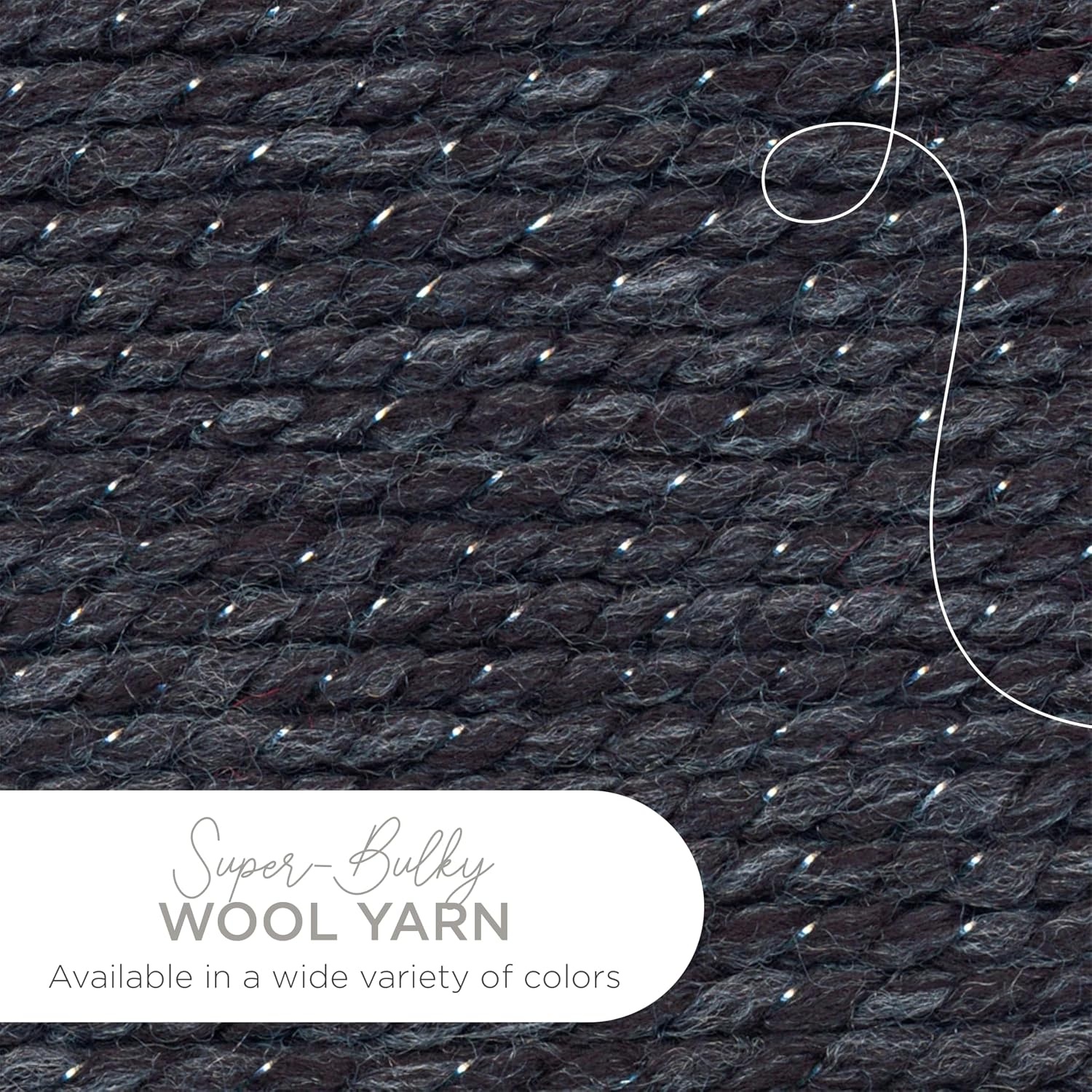 image:imageLion Brand Yarn WoolEase Thick amp Quick Yarn Celebration White 3 Pack Super Bulky Wool Acrylic Blend Fiber for Soft Hats Sweaters Chunky Blankets Yarn for Crochet Knitting Crafts WeavingConstellation