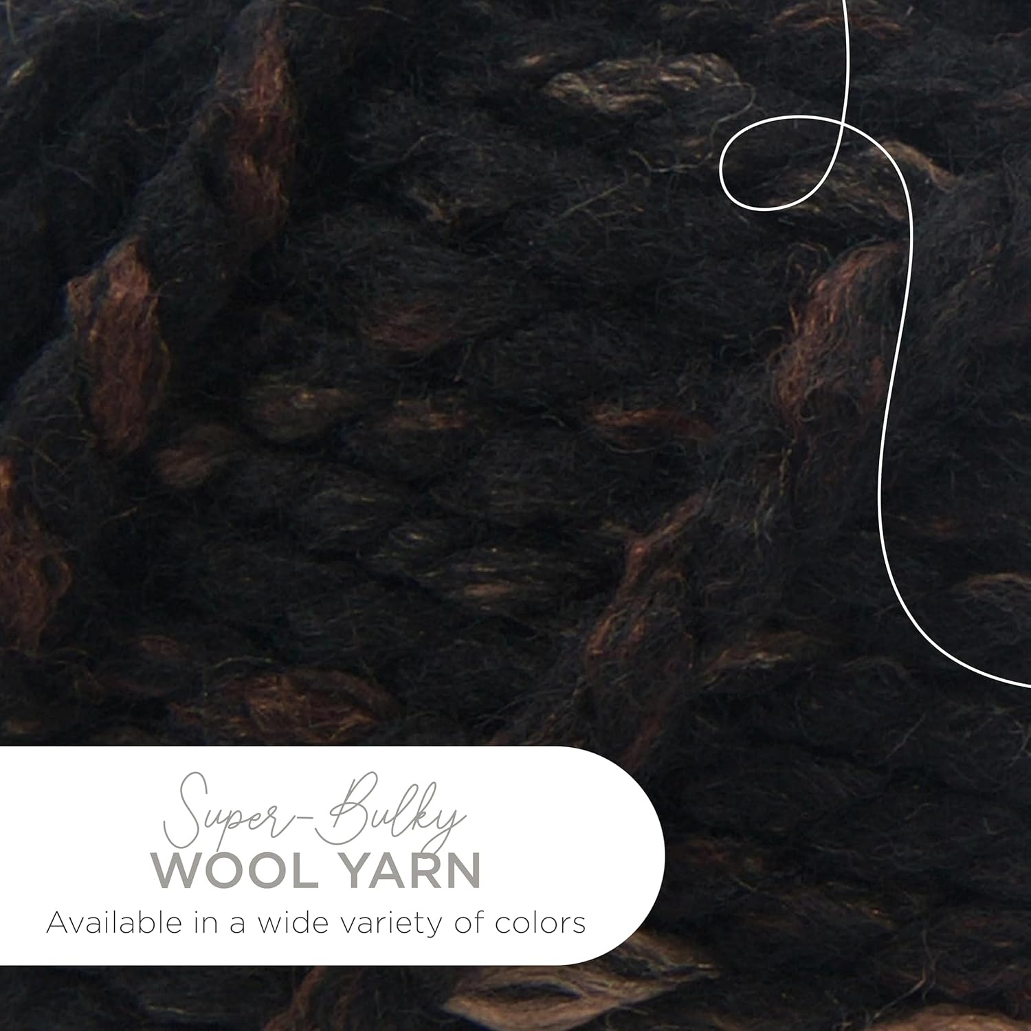 image:imageLion Brand Yarn WoolEase Thick amp Quick Yarn Celebration White 3 Pack Super Bulky Wool Acrylic Blend Fiber for Soft Hats Sweaters Chunky Blankets Yarn for Crochet Knitting Crafts WeavingToasted Almond