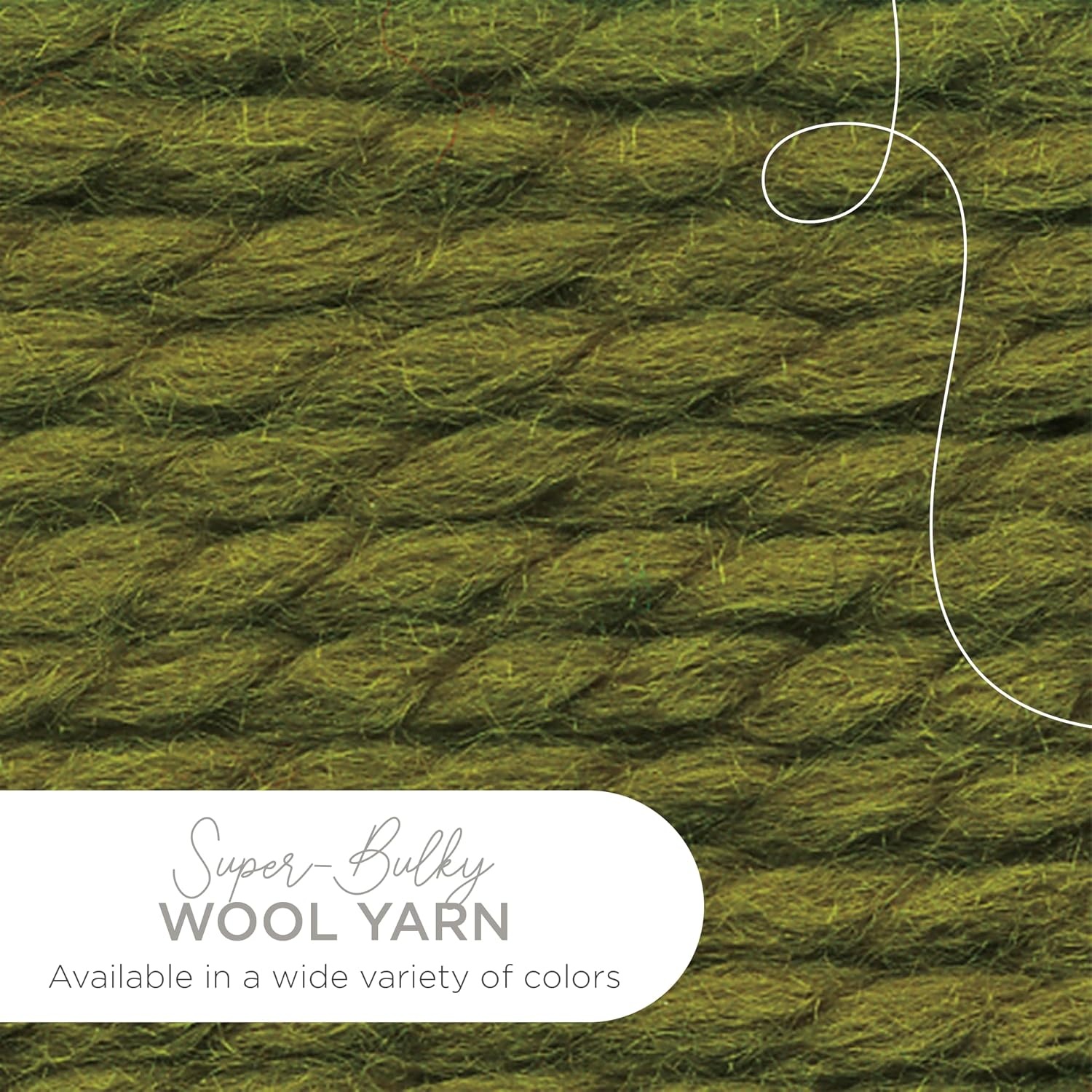 image:imageLion Brand Yarn WoolEase Thick amp Quick Yarn Celebration White 3 Pack Super Bulky Wool Acrylic Blend Fiber for Soft Hats Sweaters Chunky Blankets Yarn for Crochet Knitting Crafts WeavingCilantro