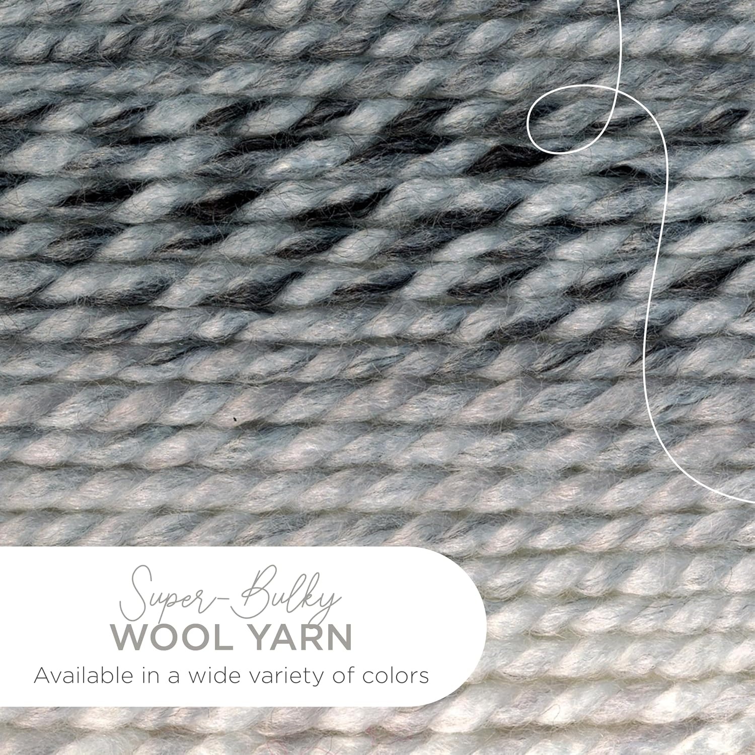 image:imageLion Brand Yarn WoolEase Thick amp Quick Yarn Celebration White 3 Pack Super Bulky Wool Acrylic Blend Fiber for Soft Hats Sweaters Chunky Blankets Yarn for Crochet Knitting Crafts WeavingMarble