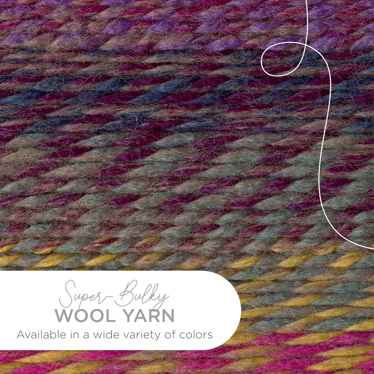 image:imageLion Brand Yarn WoolEase Thick amp Quick Yarn Celebration White 3 Pack Super Bulky Wool Acrylic Blend Fiber for Soft Hats Sweaters Chunky Blankets Yarn for Crochet Knitting Crafts WeavingAstroland