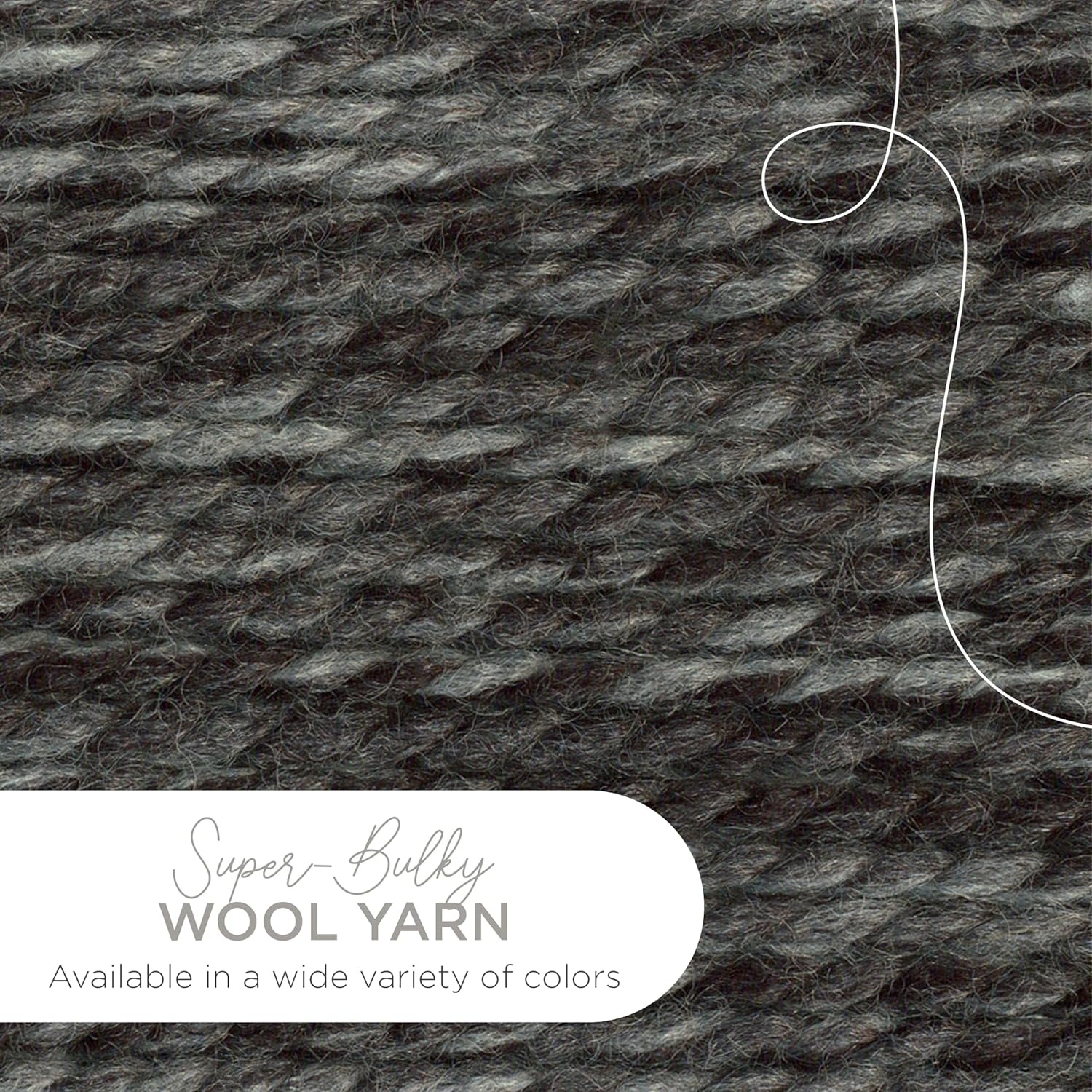 image:imageLion Brand Yarn WoolEase Thick amp Quick Yarn Celebration White 3 Pack Super Bulky Wool Acrylic Blend Fiber for Soft Hats Sweaters Chunky Blankets Yarn for Crochet Knitting Crafts WeavingLicorice