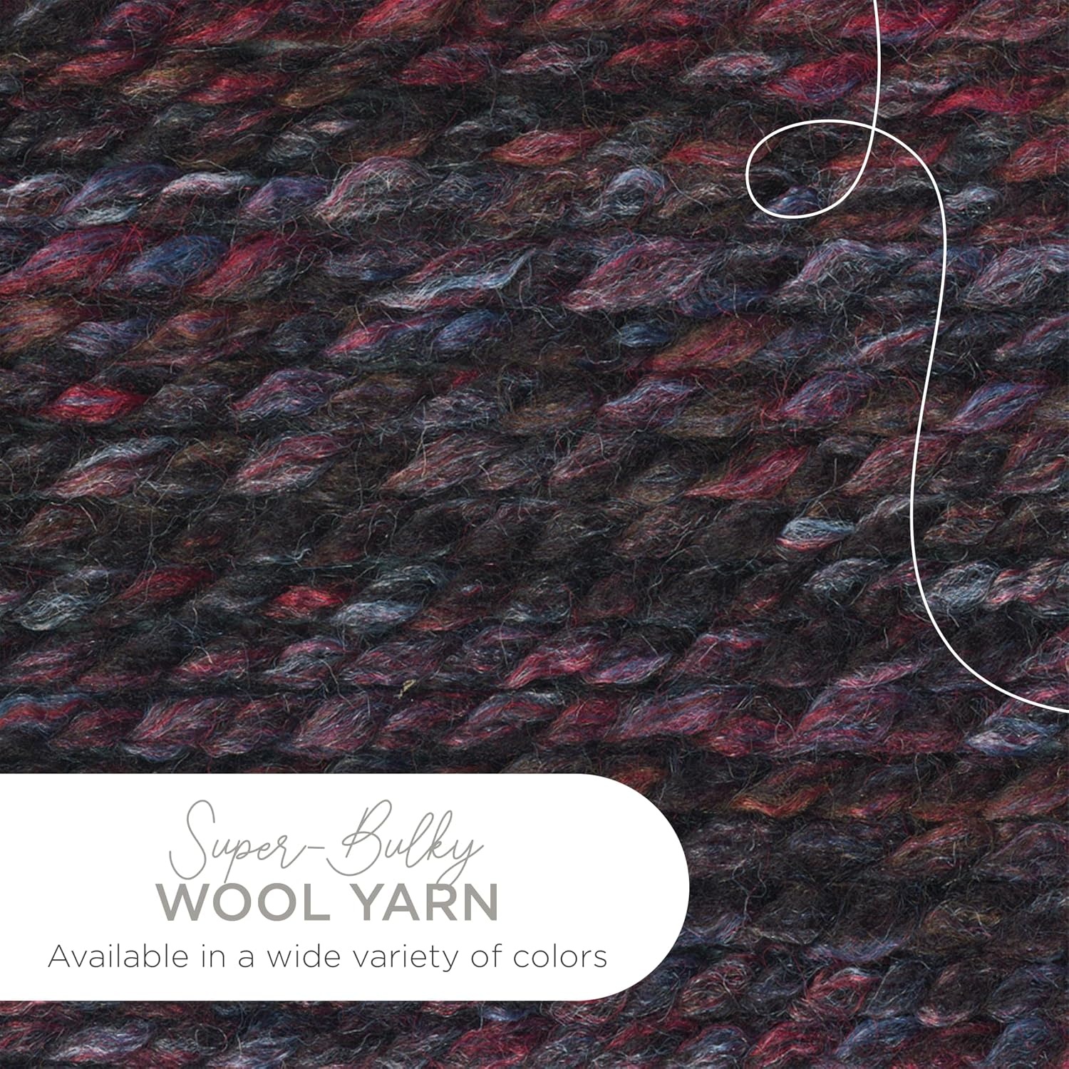 image:imageLion Brand Yarn WoolEase Thick amp Quick Yarn Celebration White 3 Pack Super Bulky Wool Acrylic Blend Fiber for Soft Hats Sweaters Chunky Blankets Yarn for Crochet Knitting Crafts WeavingBlackstone