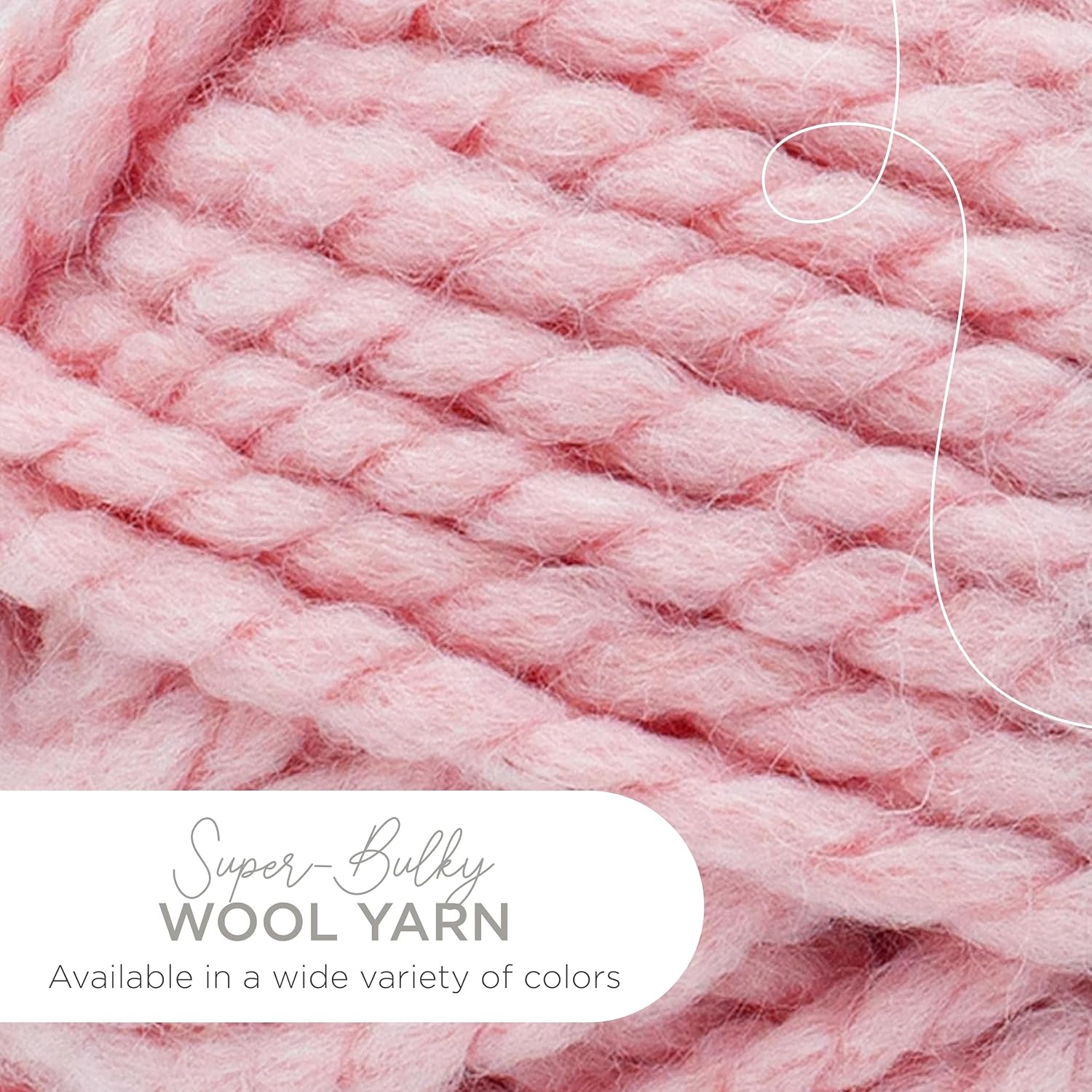 image:imageLion Brand Yarn WoolEase Thick and Quick Yarn Soft and Bulky Yarn for Knitting Crocheting and Crafting 3 Pack Abalone Super Bulky Wool Acrylic Blend Fiber for Soft Hats Sweaters Chunky Blankets Yarn for Crochet Knitting Crafts WeavingRouge