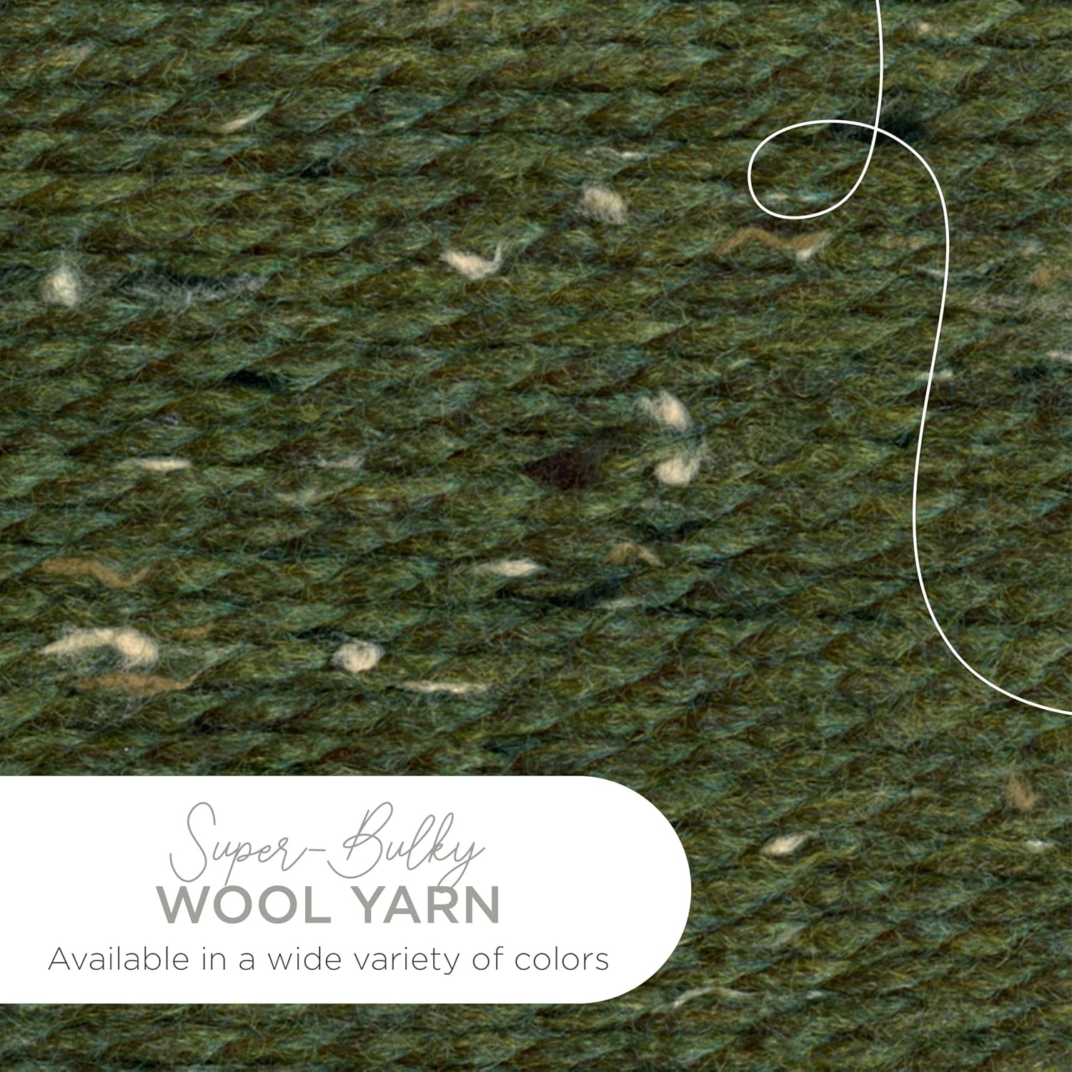 image:imageLion Brand Yarn WoolEase Thick and Quick Yarn Soft and Bulky Yarn for Knitting Crocheting and Crafting 3 Pack Abalone Super Bulky Wool Acrylic Blend Fiber for Soft Hats Sweaters Chunky Blankets Yarn for Crochet Knitting Crafts WeavingKale