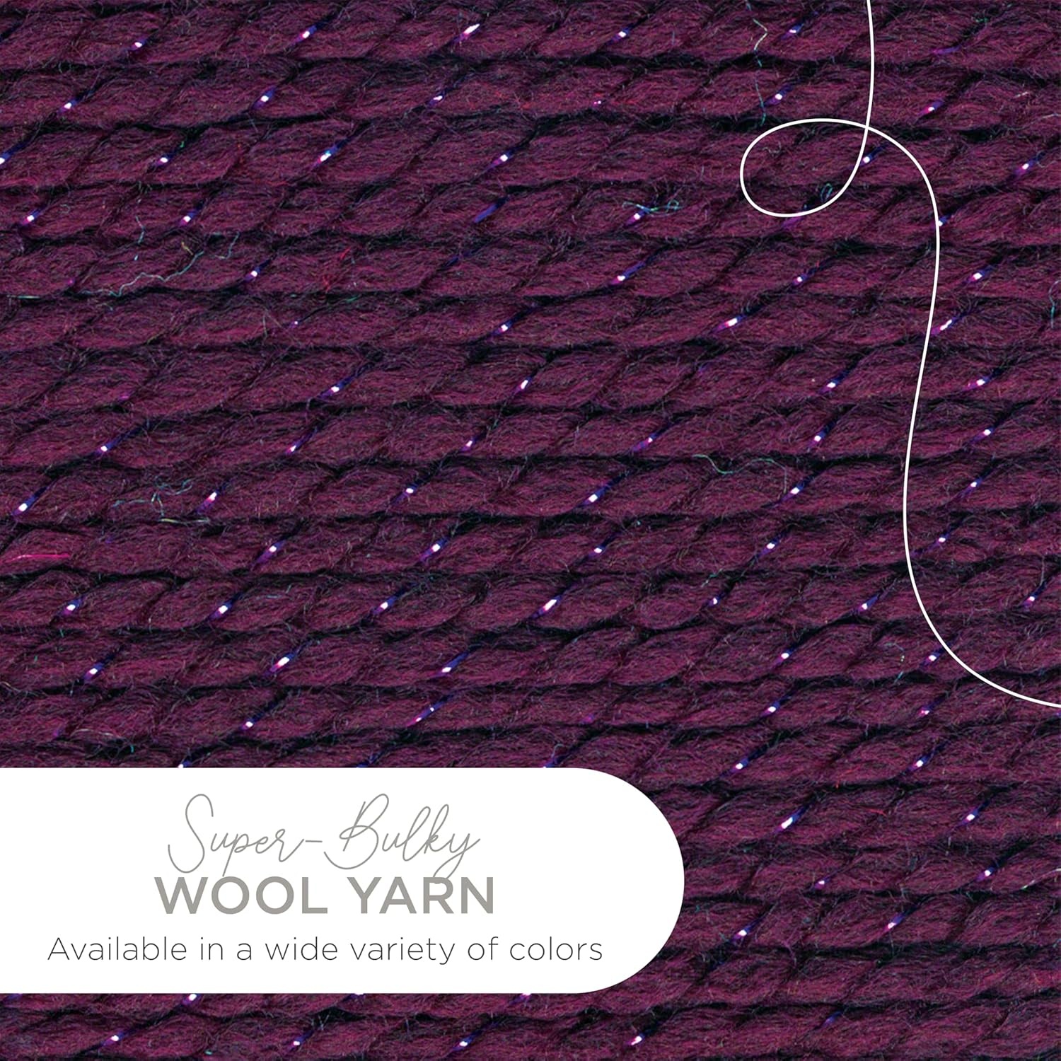 image:imageLion Brand Yarn WoolEase Thick and Quick Yarn Soft and Bulky Yarn for Knitting Crocheting and Crafting 3 Pack Abalone Super Bulky Wool Acrylic Blend Fiber for Soft Hats Sweaters Chunky Blankets Yarn for Crochet Knitting Crafts WeavingGalaxy