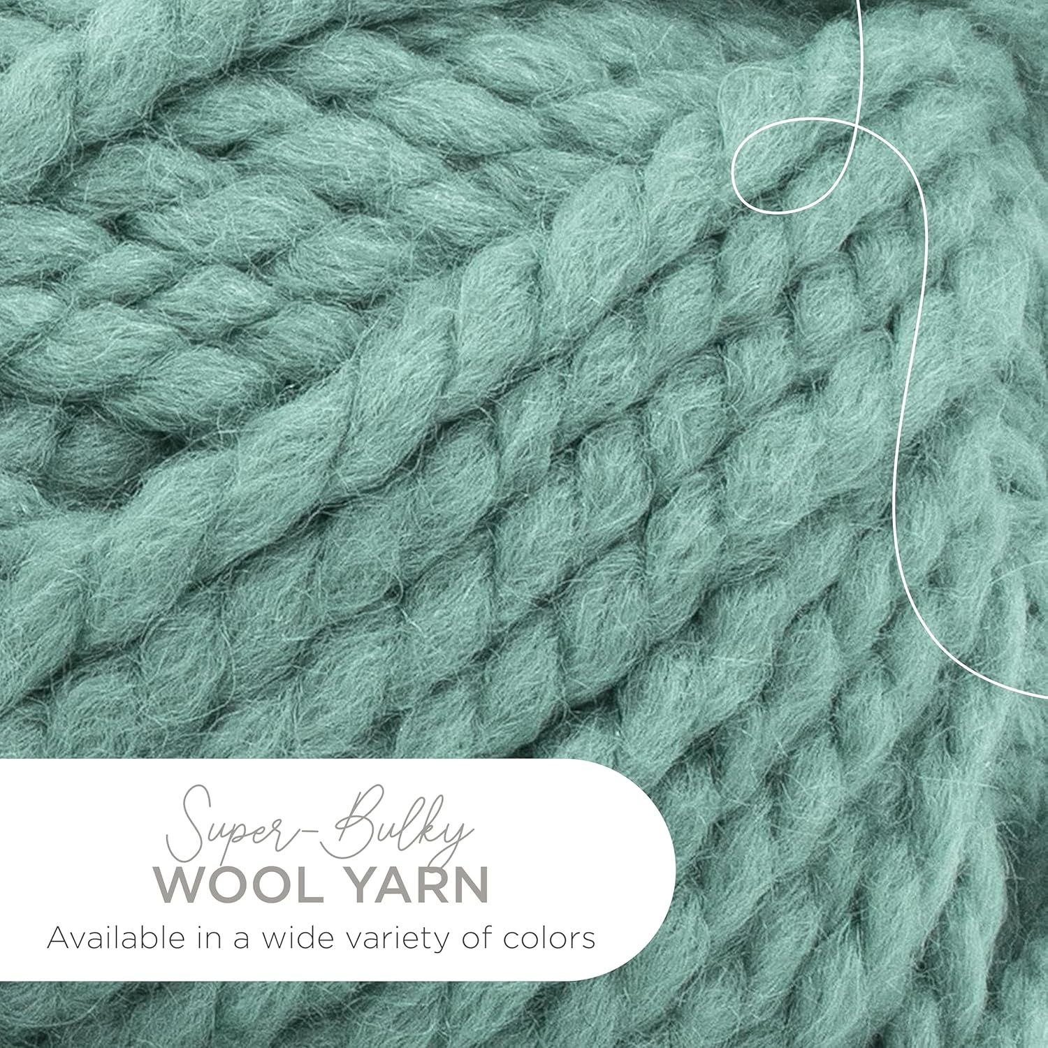 image:imageLion Brand Yarn WoolEase Thick and Quick Yarn Soft and Bulky Yarn for Knitting Crocheting and Crafting 3 Pack Abalone Super Bulky Wool Acrylic Blend Fiber for Soft Hats Sweaters Chunky Blankets Yarn for Crochet Knitting Crafts WeavingSucculent