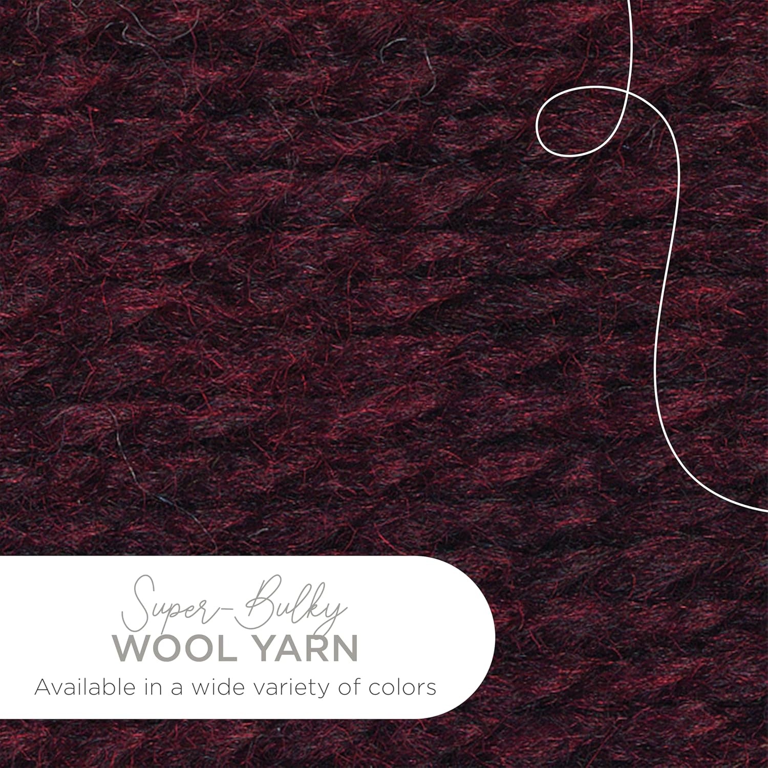 image:imageLion Brand Yarn WoolEase Thick and Quick Yarn Soft and Bulky Yarn for Knitting Crocheting and Crafting 3 Pack Abalone Super Bulky Wool Acrylic Blend Fiber for Soft Hats Sweaters Chunky Blankets Yarn for Crochet Knitting Crafts WeavingClaret