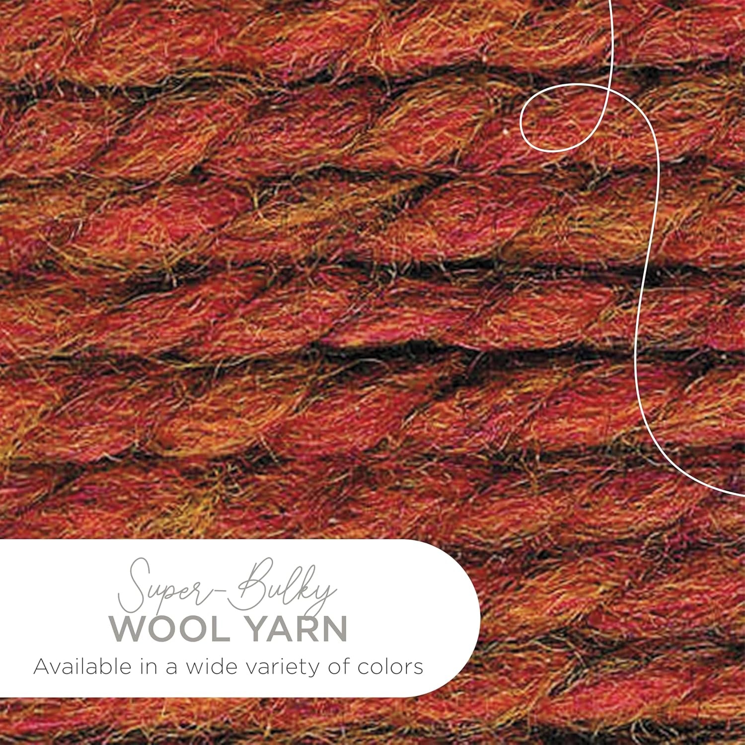 image:imageLion Brand Yarn WoolEase Thick and Quick Yarn Soft and Bulky Yarn for Knitting Crocheting and Crafting 3 Pack Abalone Super Bulky Wool Acrylic Blend Fiber for Soft Hats Sweaters Chunky Blankets Yarn for Crochet Knitting Crafts WeavingSpice