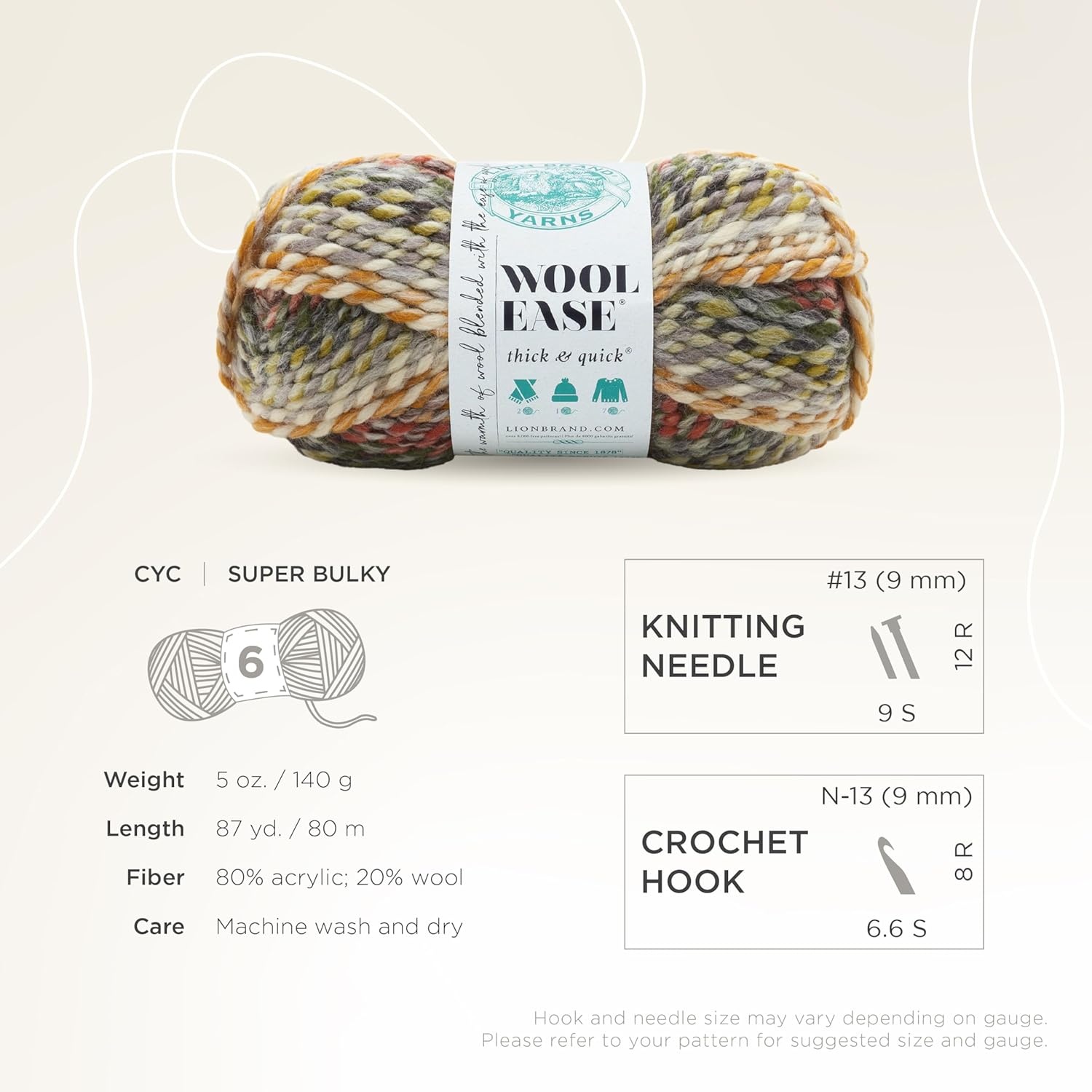 image:imageLion Brand Yarn WoolEase Thick and Quick Yarn Soft and Bulky Yarn for Knitting Crocheting and Crafting 3 Pack Abalone Super Bulky Wool Acrylic Blend Fiber for Soft Hats Sweaters Chunky Blankets Yarn for Crochet Knitting Crafts WeavingConey Island