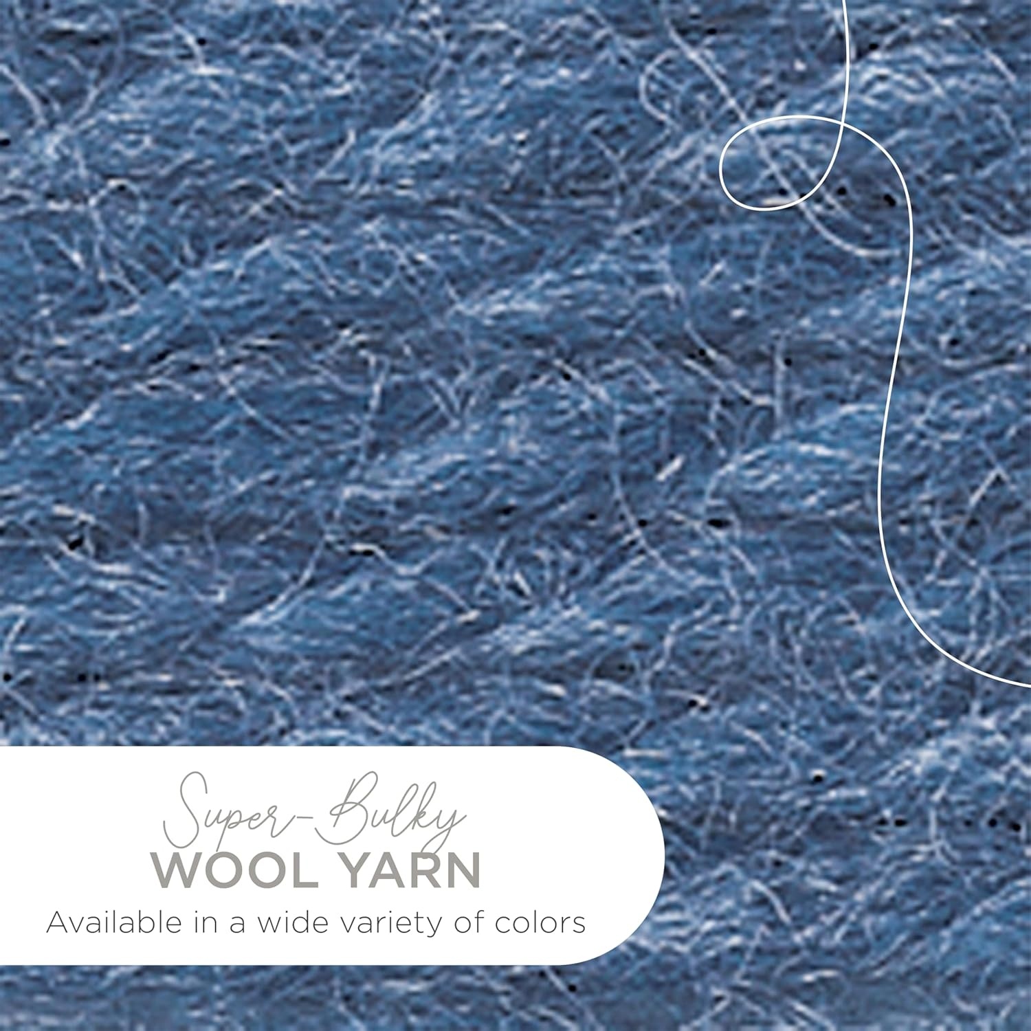 image:imageLion Brand Yarn WoolEase Thick and Quick Yarn Soft and Bulky Yarn for Knitting Crocheting and Crafting 3 Pack Abalone Super Bulky Wool Acrylic Blend Fiber for Soft Hats Sweaters Chunky Blankets Yarn for Crochet Knitting Crafts WeavingDenim