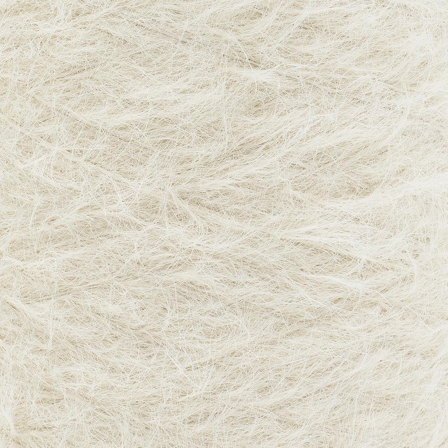 image:imageSilk City Fibers Furry Polyamide Yarn for Machine Knitting Weaving and Crochet Black 1 Cone Designer Fur Yarn for Premium Garments Soft Trims and Lace Weight ProjectsNatural