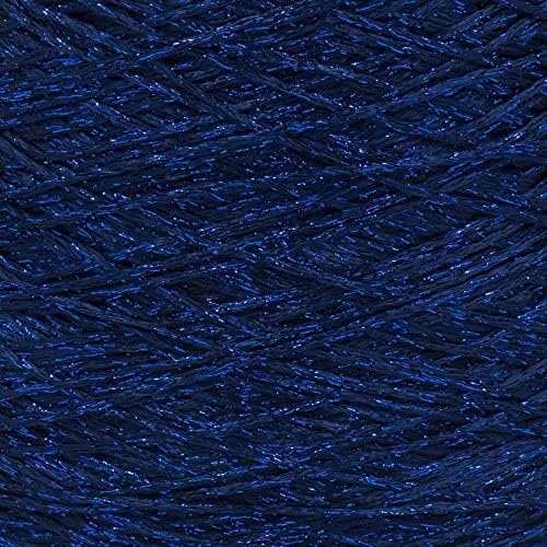 image:imageSilk City Fibers Galaxy Metallic Yarn for Machine Knitting Weaving and Crochet Sapphire 1 Cone Designer Yarn for Premium Garments Soft Shawls and Fine Weight ProjectsSapphire