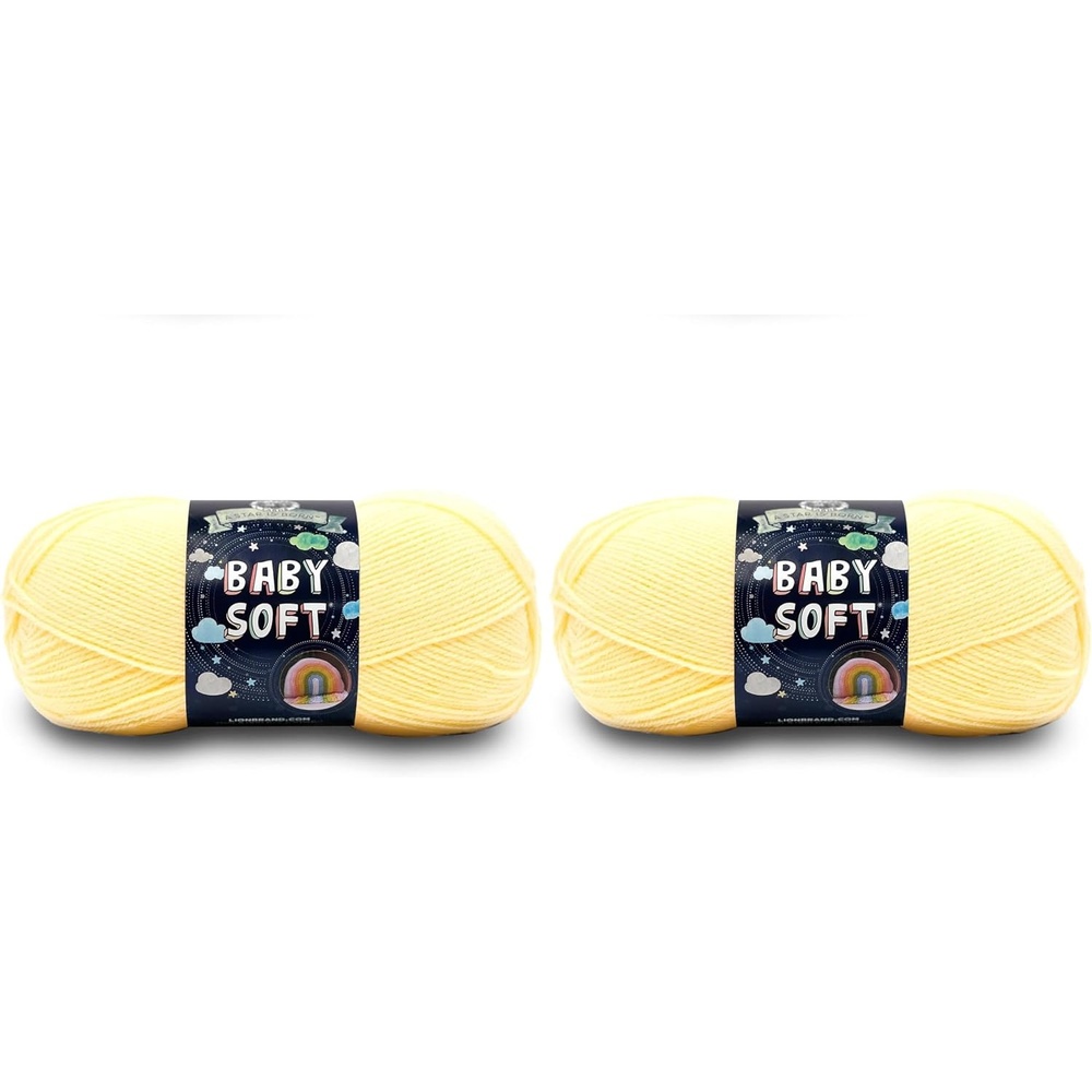 image:image1 Skein Lion Brand Yarn Babysoft Baby Yarn Yarn Sweet Pea