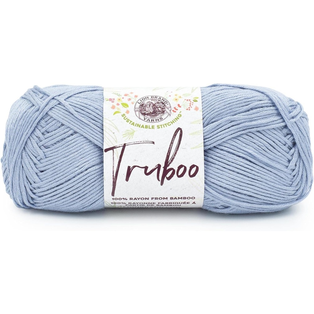 image:image1 Skein Lion Brand Yarn Truboo Yarn Light PinkBreeze