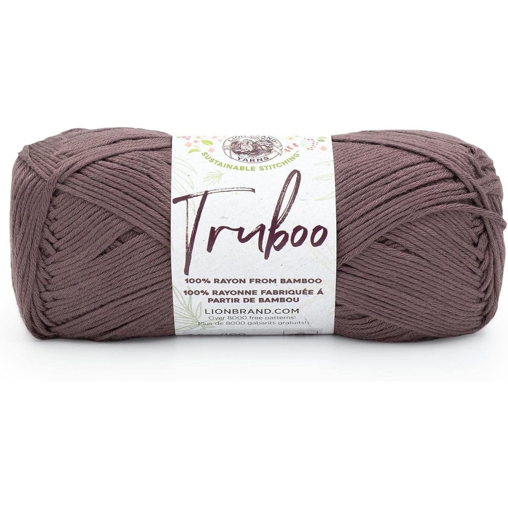 image:image1 Skein Lion Brand Yarn Truboo Yarn Light PinkSable