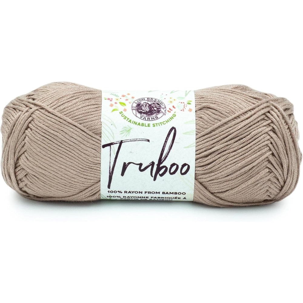 image:image1 Skein Lion Brand Yarn Truboo Yarn Light PinkSand