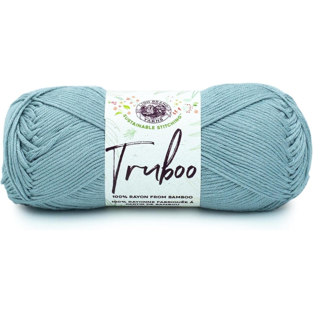image:image1 Skein Lion Brand Yarn Truboo Yarn Light PinkSky