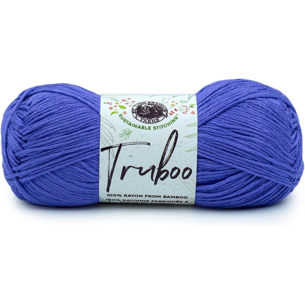 image:image1 Skein Lion Brand Yarn Truboo Yarn WhiteThistle