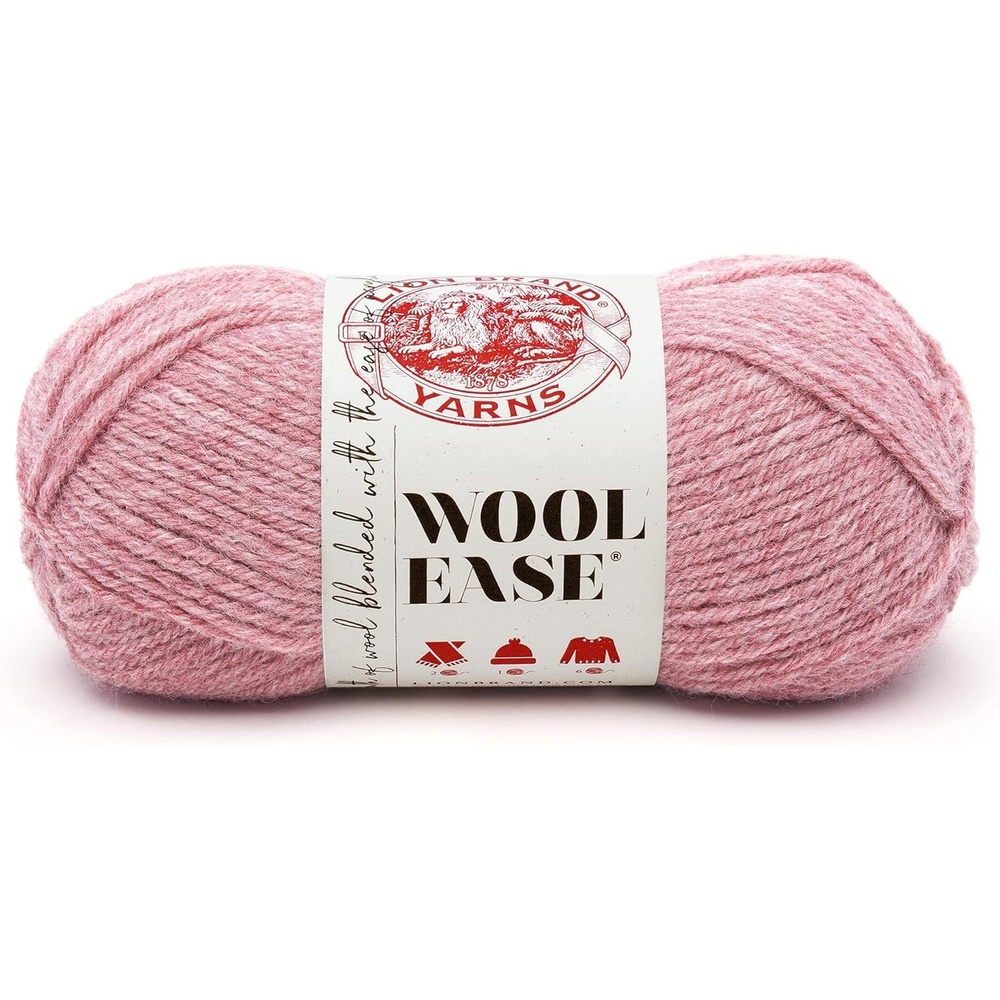 image:image3 Pack Lion Brand Yarn 620087 WoolEase Yarn ArrowwoodRose Heather