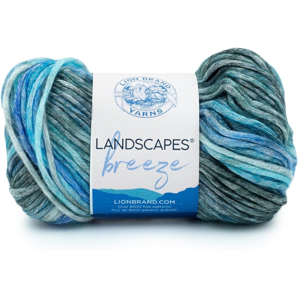 image:image3 Pack Lion Brand Yarn Landscapes Breeze Yarn BayLagoon