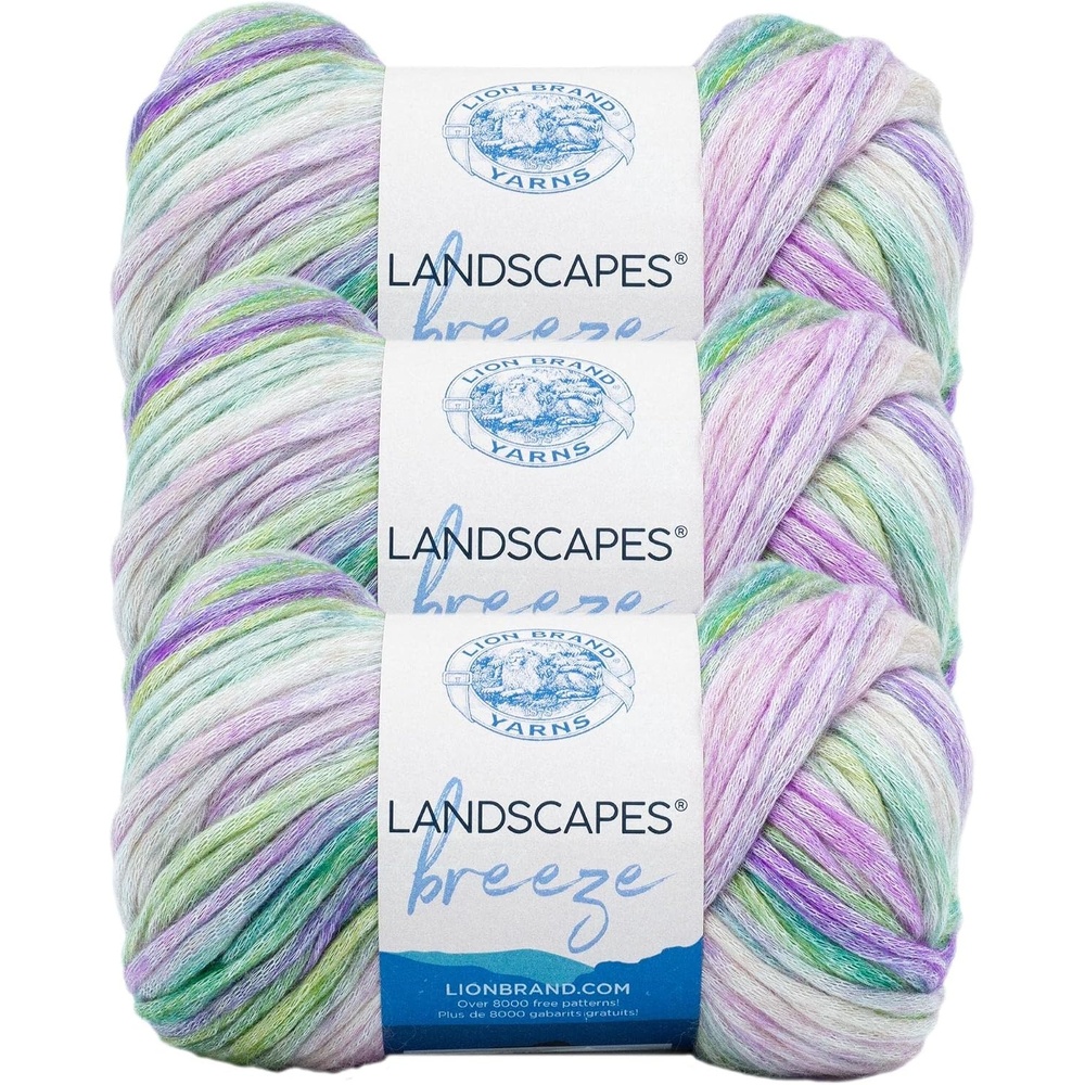 image:image3 Pack Lion Brand Yarn Landscapes Breeze Yarn Rainforest
