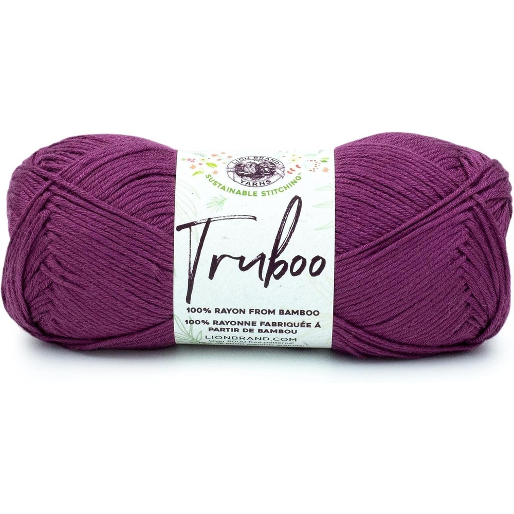 image:image3 Pack Lion Brand Yarn Truboo Yarn AquaMulberry
