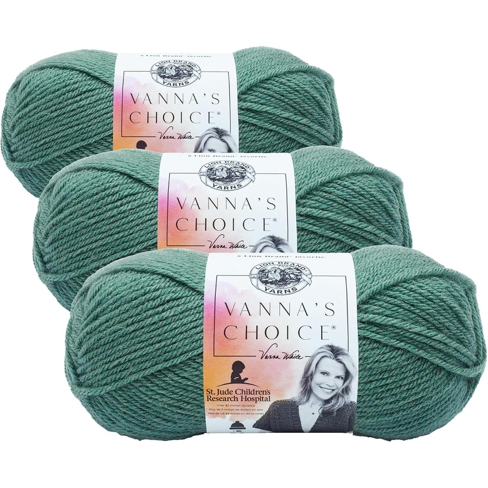 image:imageLion Brand Yarn 1 Skein Vannas Choice Yarn White 35 Ounces