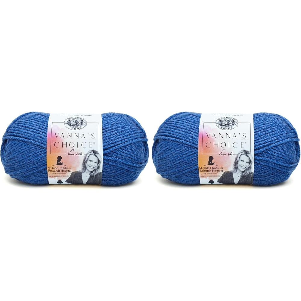 image:imageLion Brand Yarn 1 Skein Vannas Choice Yarn White 35 OuncesAzul colonial