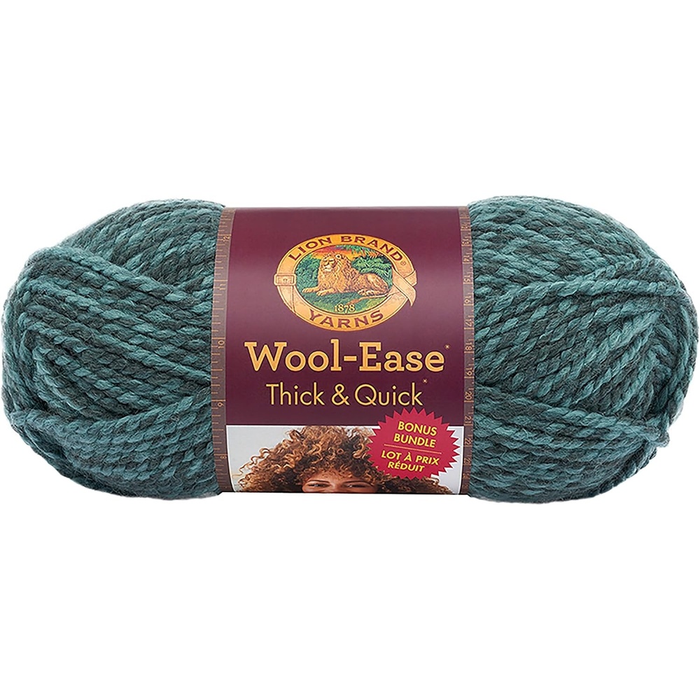 image:imageLion Brand Yarn 641528 WoolEase Thick amp Quick Bonus Bundle Yarn LicoriceBlueberry
