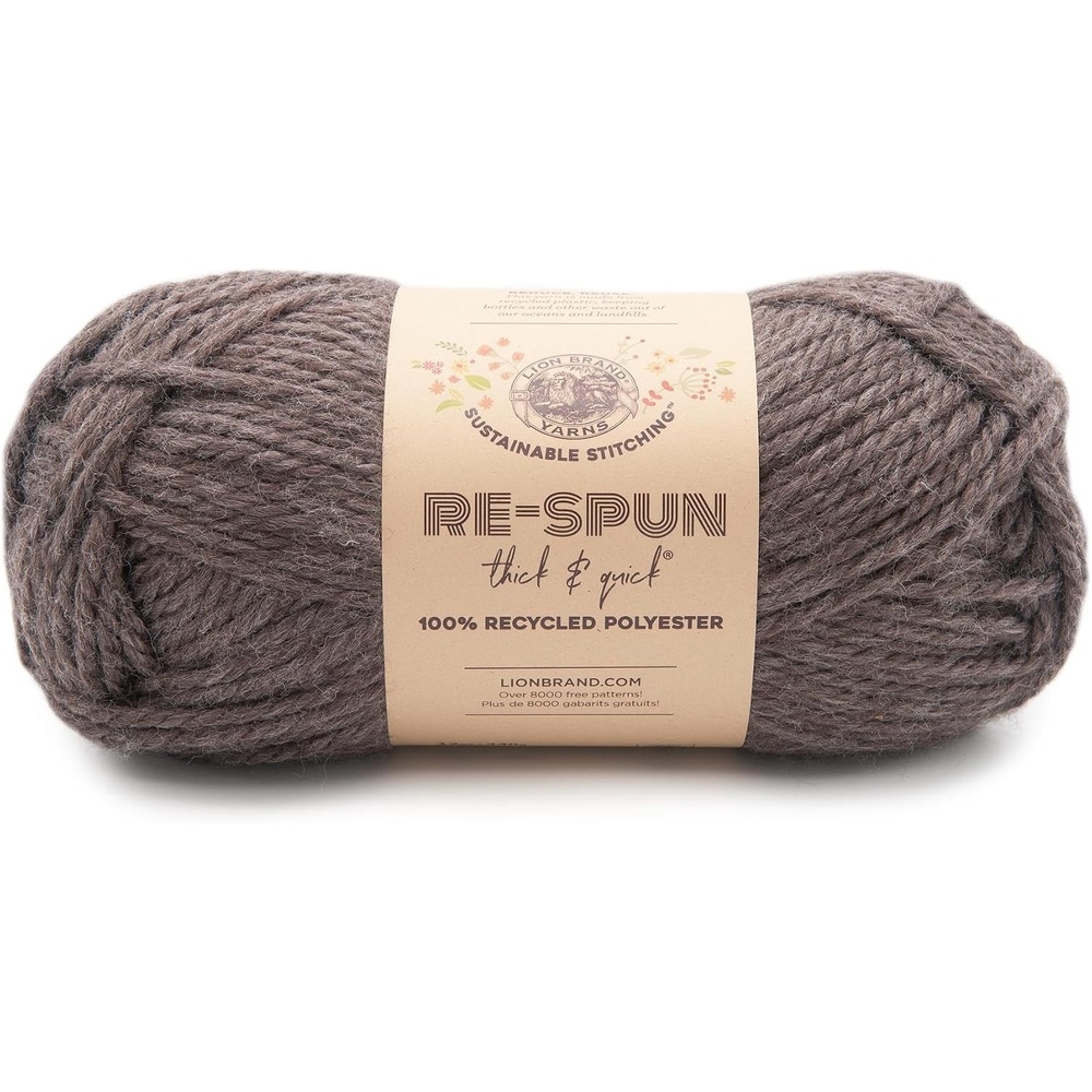 image:imageLion Brand Yarn 843126P ReSpun Thick amp Quick Yarn Espresso