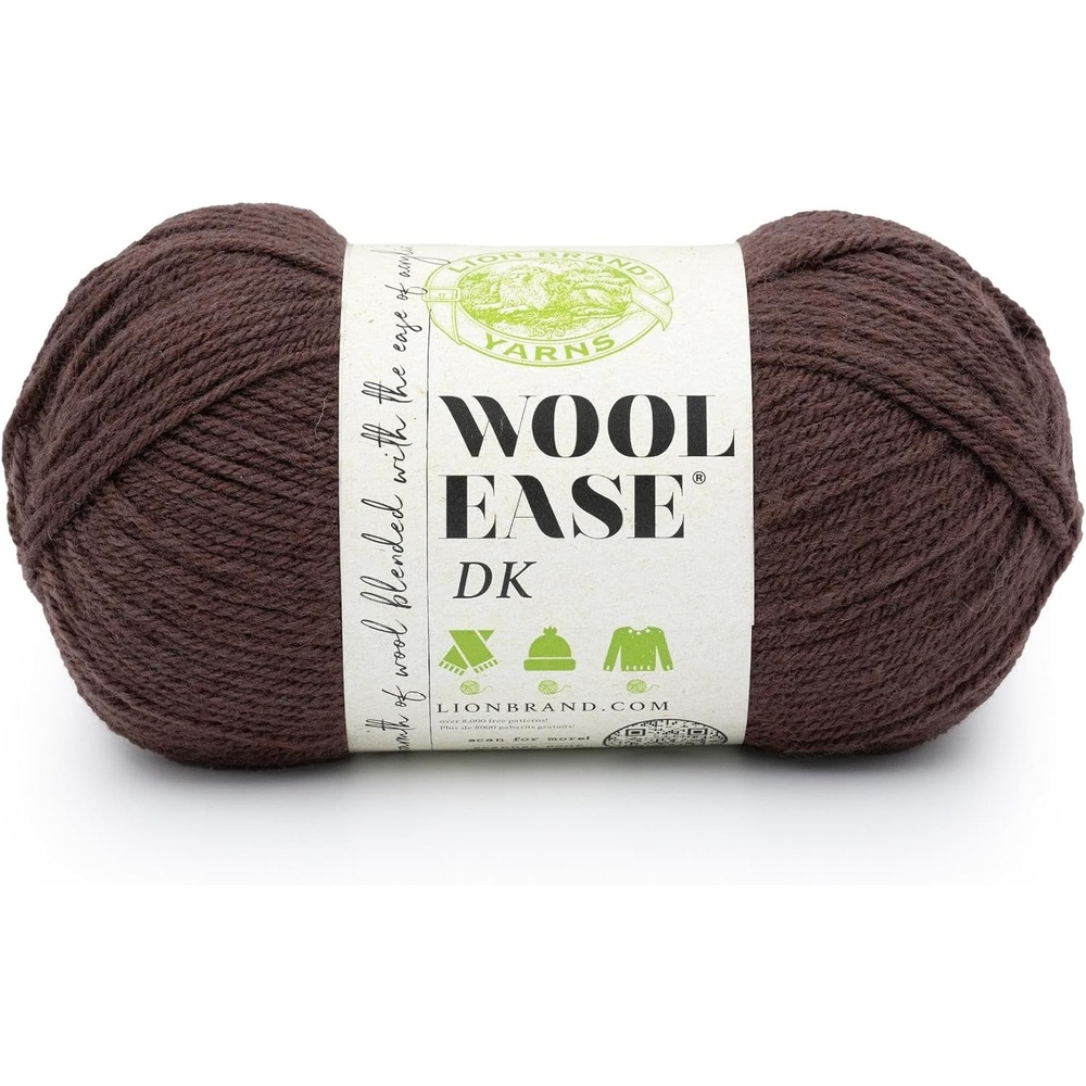 image:imageLion Brand Yarn Acrylic Wool Blend WoolEase DK Yarn for Knitting Crocheting and Crafts Cream 1 PackHickory