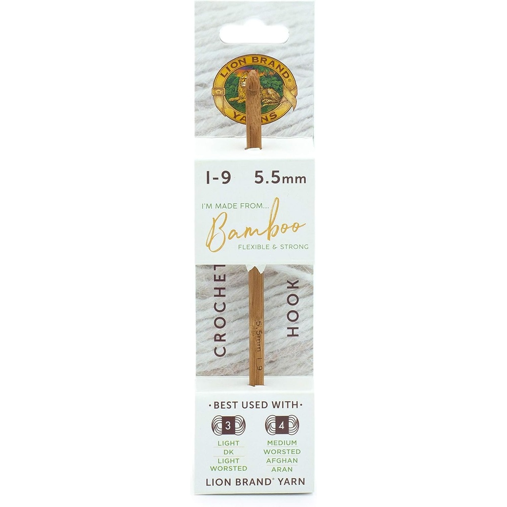 image:imageLion Brand Yarn Bamboo Crochet Hook for Beginners Size P15 10 mmI9 55mm