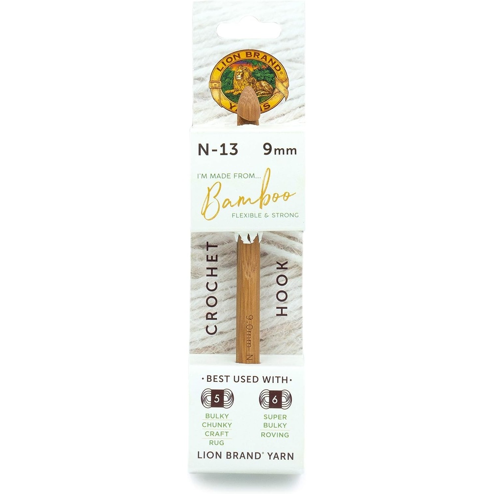 image:imageLion Brand Yarn Bamboo Crochet Hook for Beginners Size P15 10 mmN13 9mm