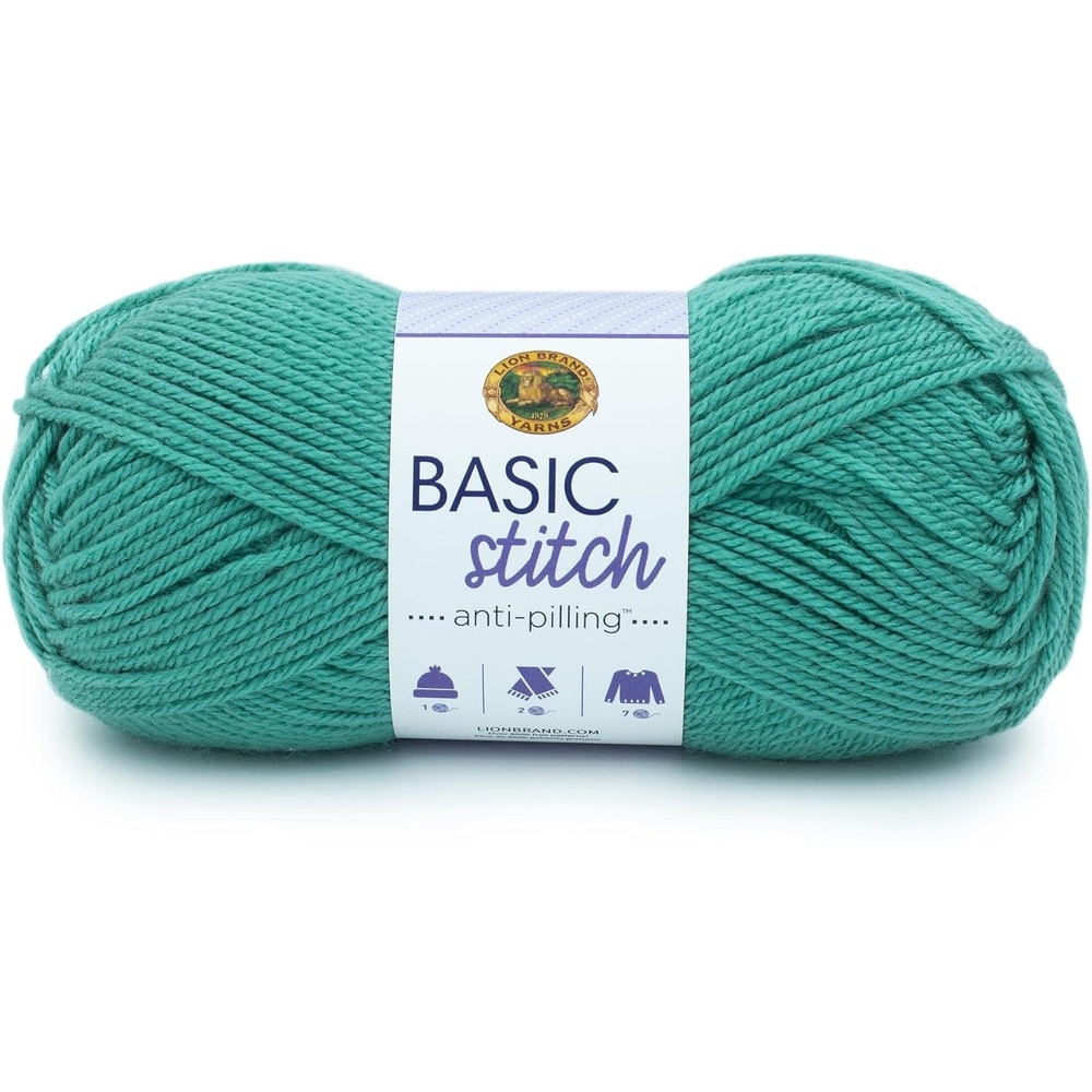 image:imageLion Brand Yarn Basic Stitch AntiPilling Knitting Yarn Yarn for Crocheting 1Pack PumpkinBeryl