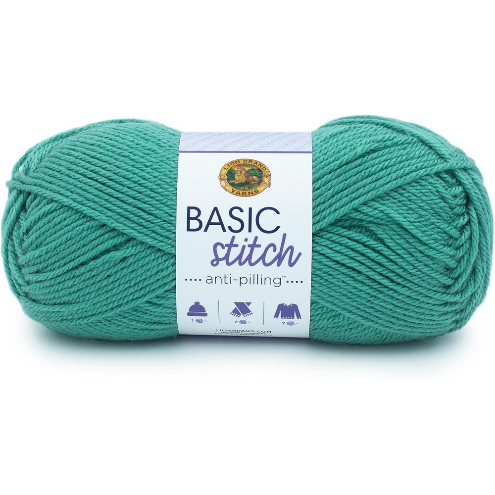 image:imageLion Brand Yarn Basic Stitch AntiPilling Yarn for Crocheting Knitting and Crafts Truffle 1 PackBeryl