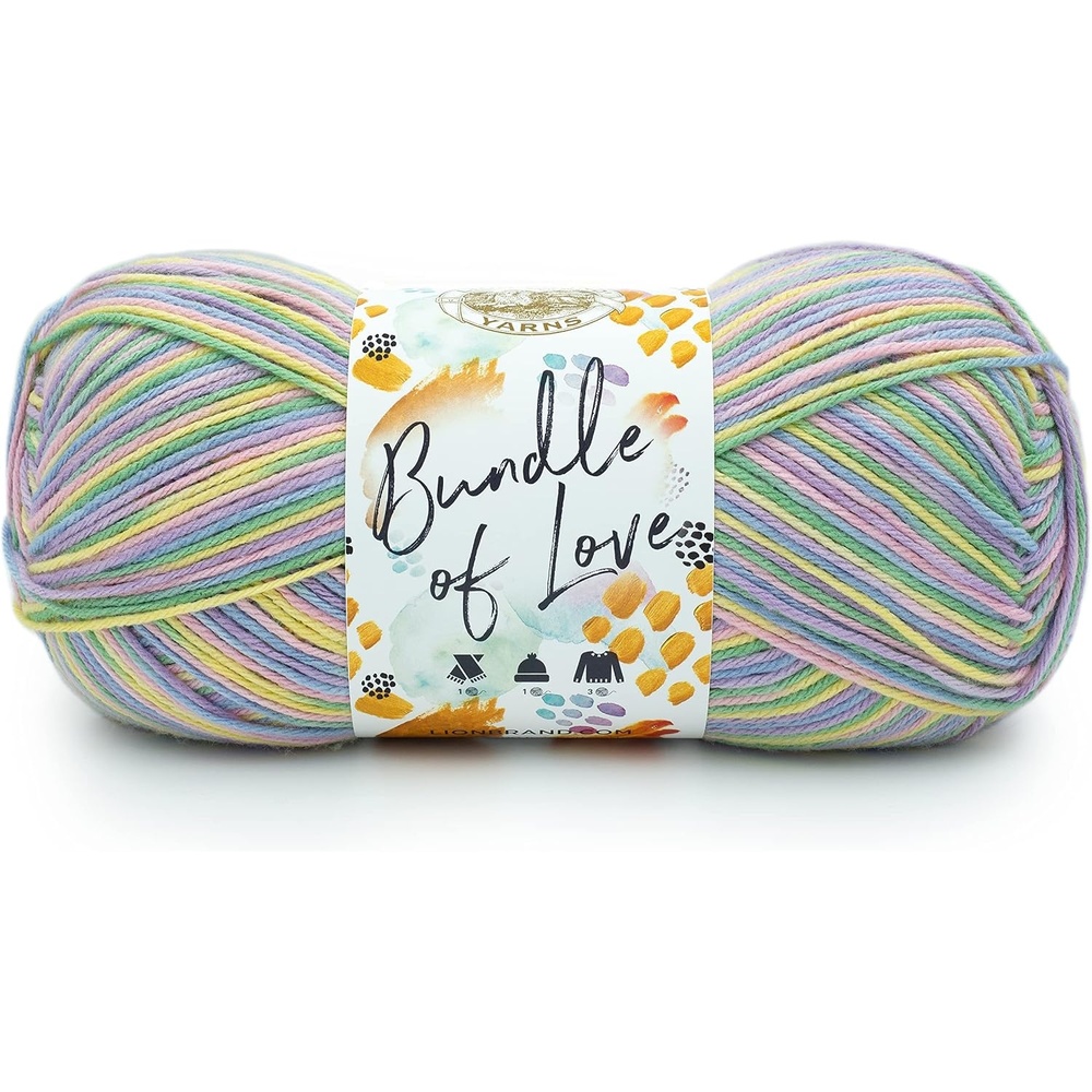 image:imageLion Brand Yarn Bundle of Love Multicolor Baby Yarn for Knitting and Crochet 1 Pack Enchanted ForestChamomile