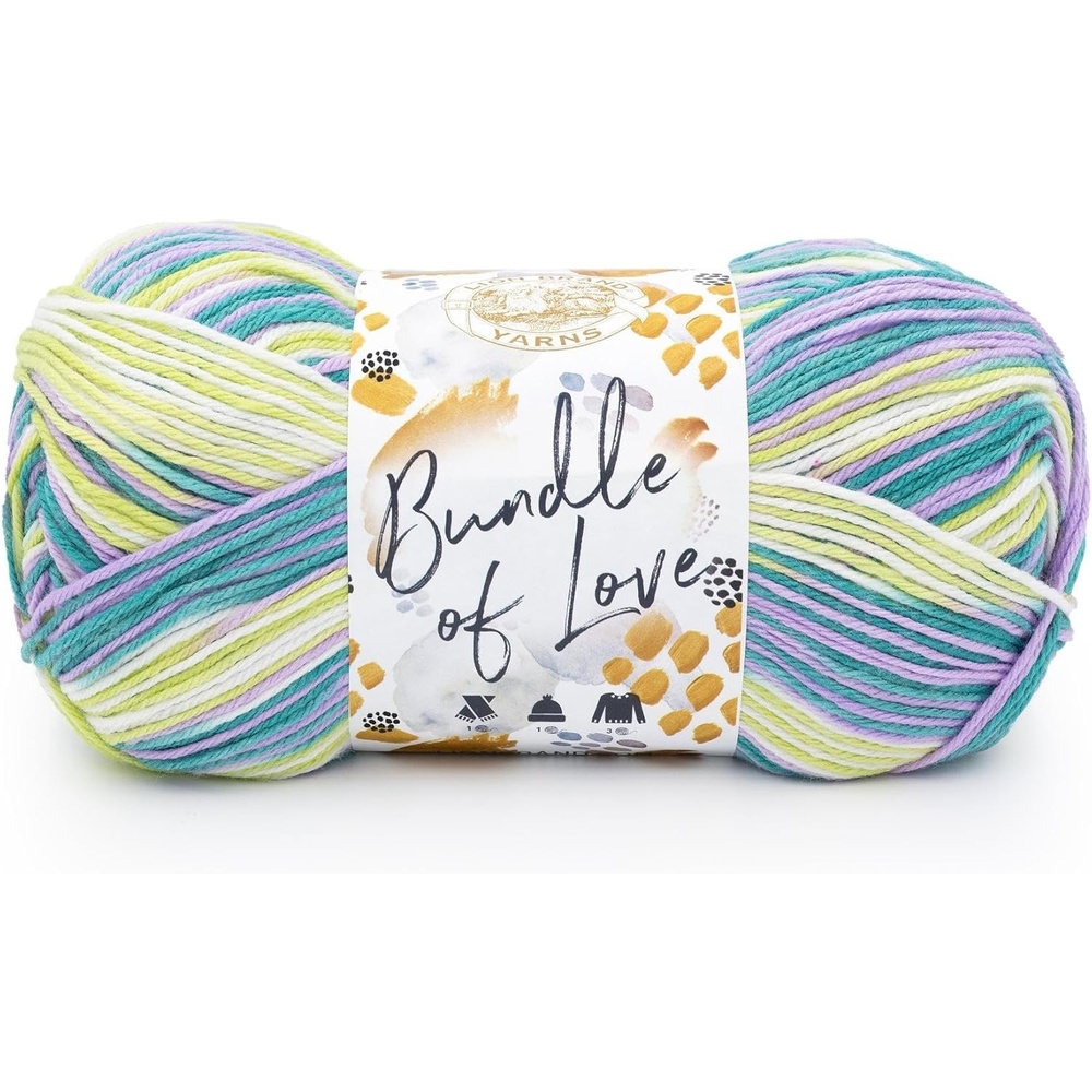image:imageLion Brand Yarn Bundle of Love Multicolor Baby Yarn for Knitting and Crochet 1 Pack Enchanted ForestFlower Power