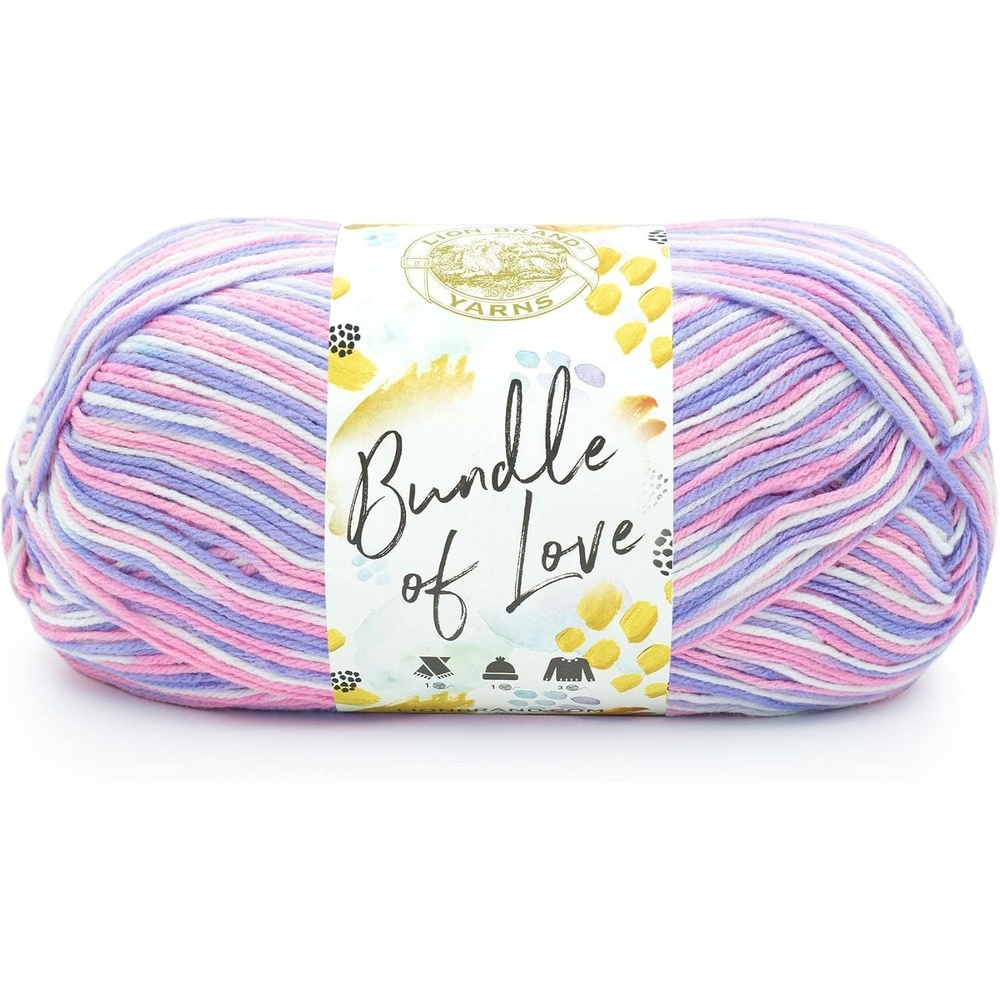 image:imageLion Brand Yarn Bundle of Love Multicolor Baby Yarn for Knitting and Crochet 1 Pack Enchanted ForestSweetheart