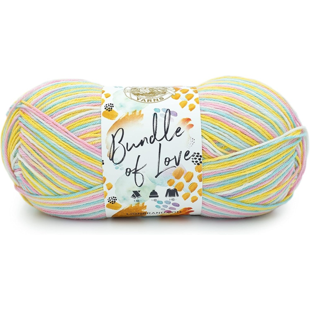 image:imageLion Brand Yarn Bundle of Love Multicolor Baby Yarn for Knitting and Crochet 1 Pack Enchanted ForestUnicorn