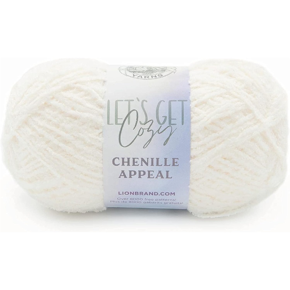 image:imageLion Brand Yarn Chenille Appeal Yarn for Knitting and Crocheting Rose Taupe 1 PackCoconut Milk