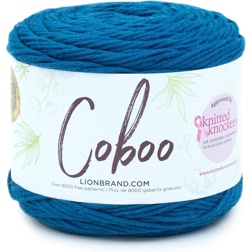 image:imageLion Brand Yarn Coboo Yarn Pink 1 SkeinSteel Blue