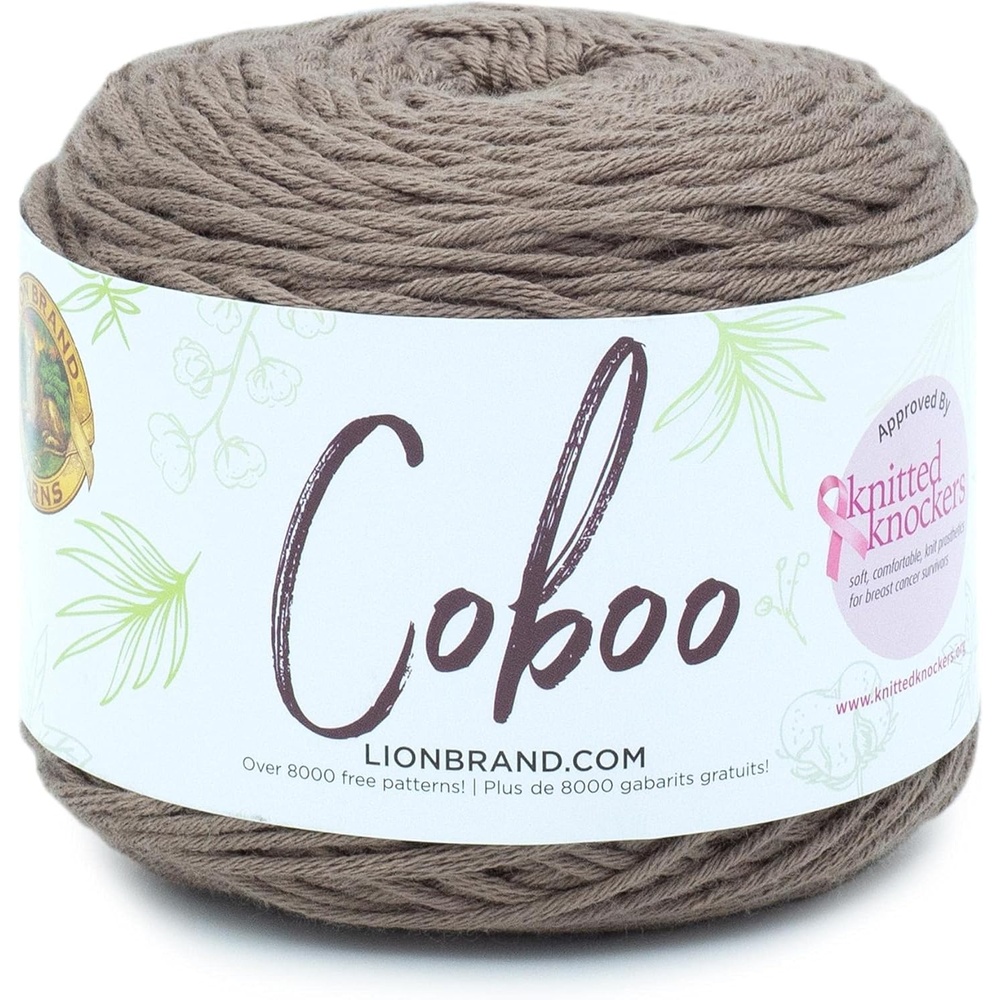 image:imageLion Brand Yarn Coboo Yarn Pink 1 SkeinTaupe