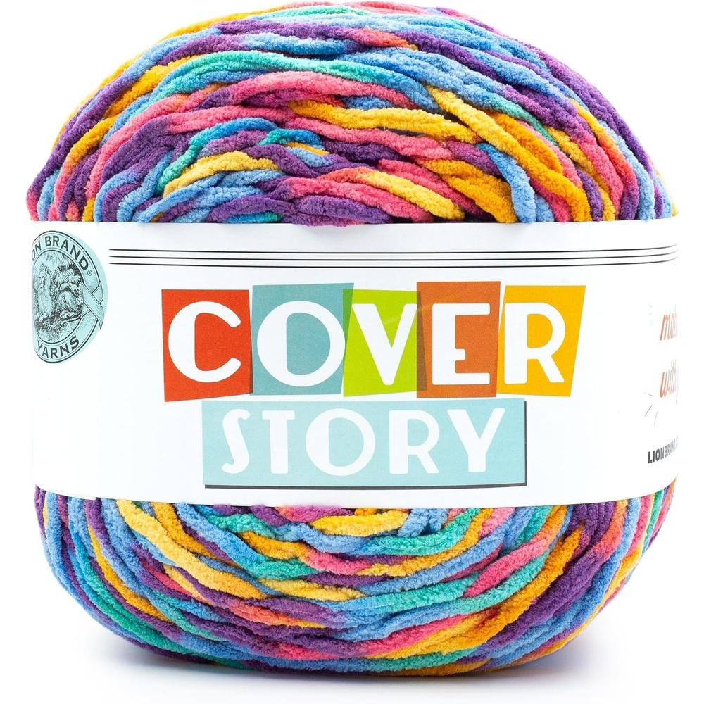 image:imageLion Brand Yarn Cover Story Blanket Yarn for Knitting Crochet and Crafts Mercury 1 Pack Super Bulky Fiber for Soft Aghans Cozy Pillows and EasyCare Stuffed AnimalsRemi