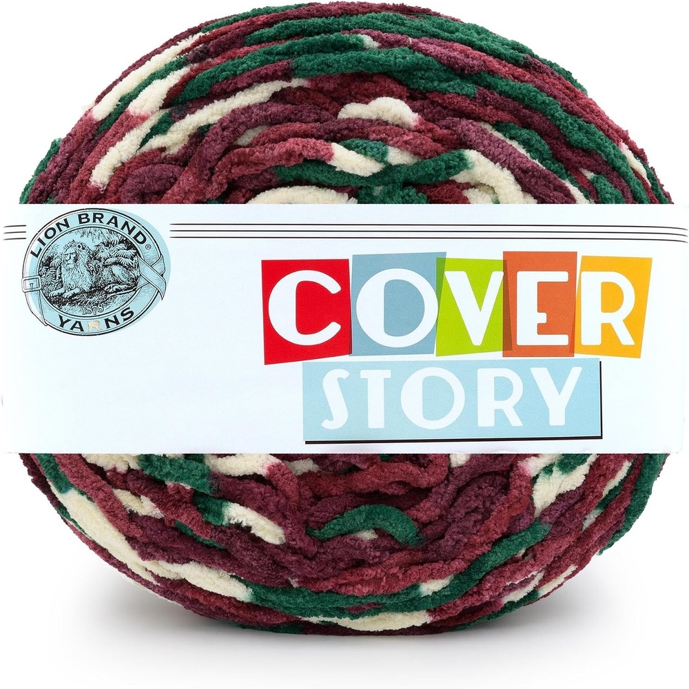 image:imageLion Brand Yarn Cover Story Blanket Yarn for Knitting Crochet and Crafts Mercury 1 Pack Super Bulky Fiber for Soft Aghans Cozy Pillows and EasyCare Stuffed AnimalsHearthside