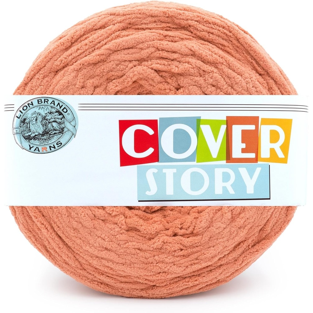 image:imageLion Brand Yarn Cover Story Blanket Yarn for Knitting Crochet and Crafts Mercury 1 Pack Super Bulky Fiber for Soft Aghans Cozy Pillows and EasyCare Stuffed AnimalsEmber