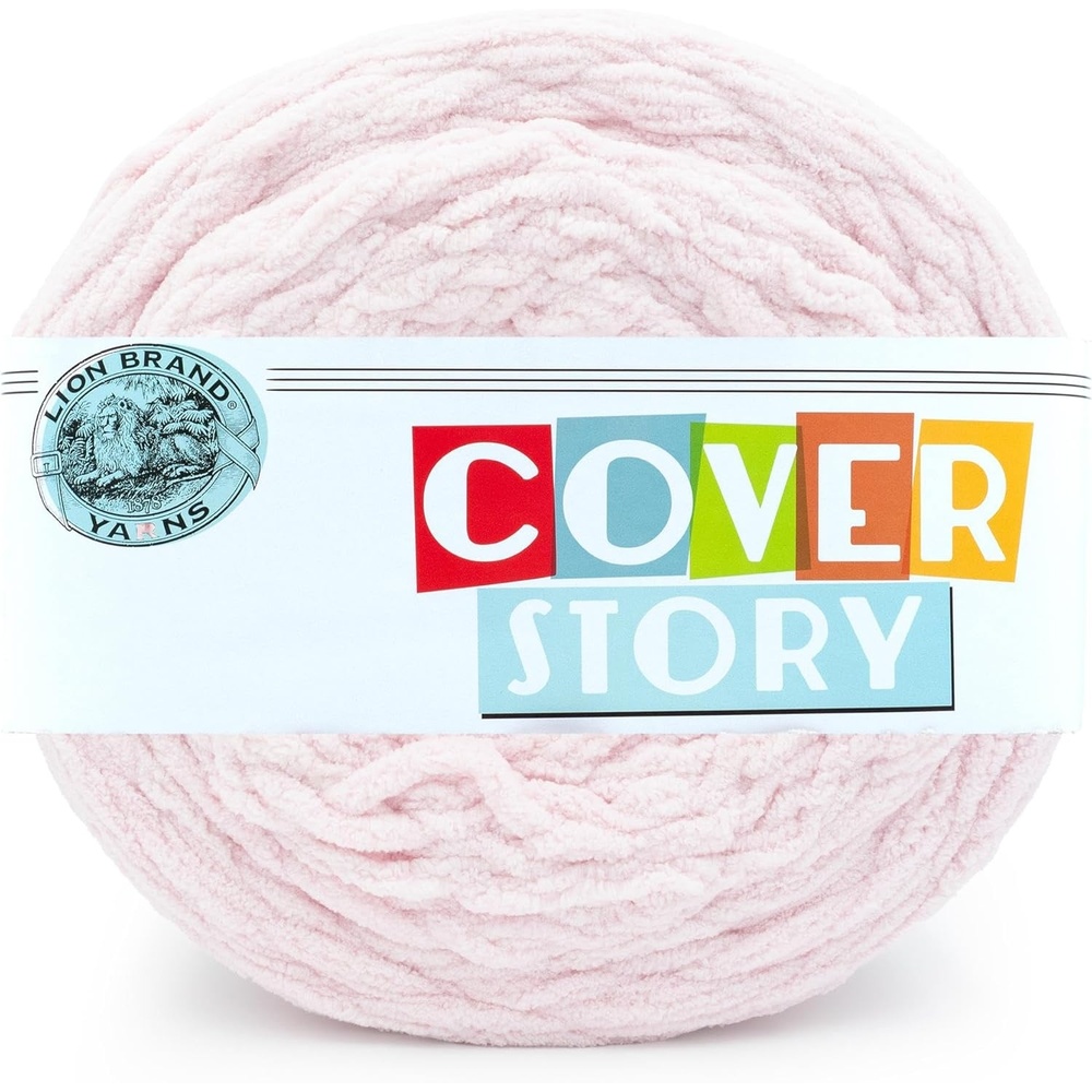 image:imageLion Brand Yarn Cover Story Blanket Yarn for Knitting Crochet and Crafts Mercury 1 Pack Super Bulky Fiber for Soft Aghans Cozy Pillows and EasyCare Stuffed AnimalsRosewood
